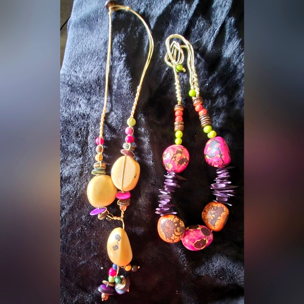 Colorful Beaded Necklace Bundle